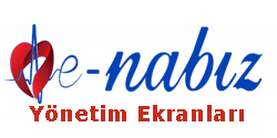 e-Nabız Yönetim Ekranları Giriş